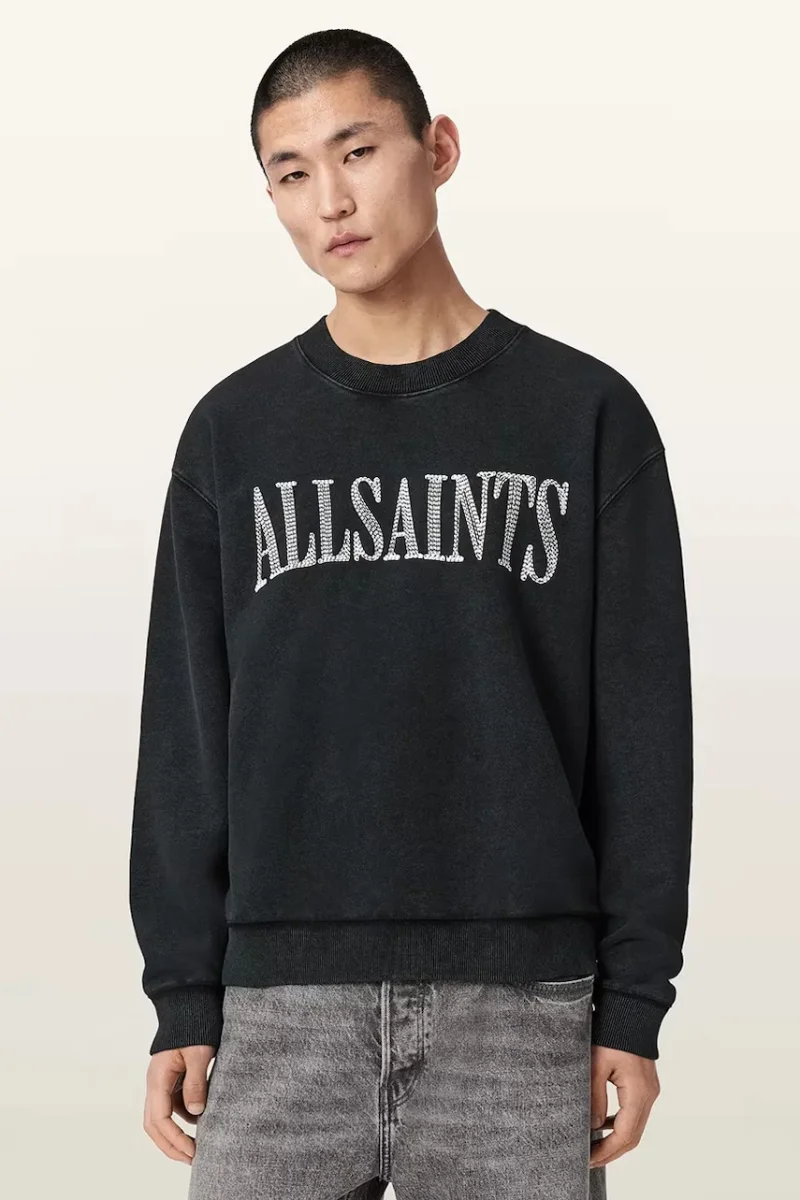 AllSaints hanorac pentru bărbați, din bumbac DASH