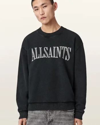 AllSaints hanorac pentru bărbați, din bumbac DASH