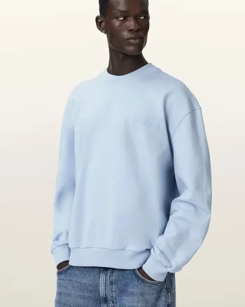 AllSaints hanorac oversized pentru bărbați, din bumbac ODYSSEY