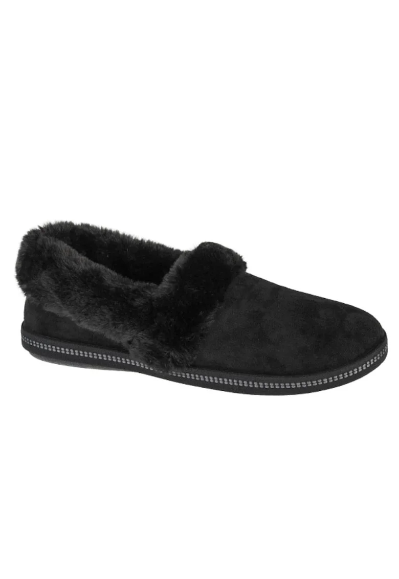 Papuci de casa,  Cozy Campfire-Team Toasty 32777-BBK, Negru, Negru