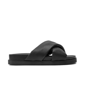 Papuci dama,  569457, Piele ecologica, Negru