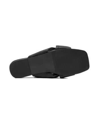 Papuci dama,  569624, Piele ecologica, Negru