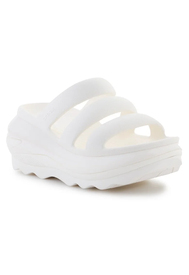 Papuci Universal  Mega Crush Triple Strap, Sintetic, Crem