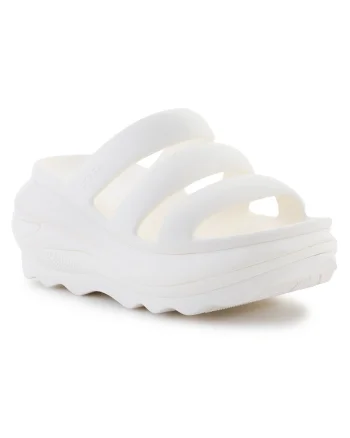 Papuci Universal  Mega Crush Triple Strap, Sintetic, Crem