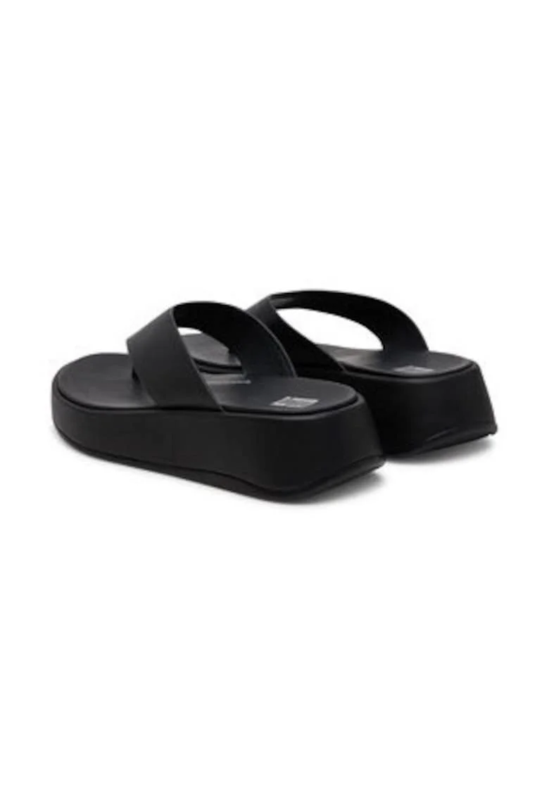 Slapi dama  plastic, negru,