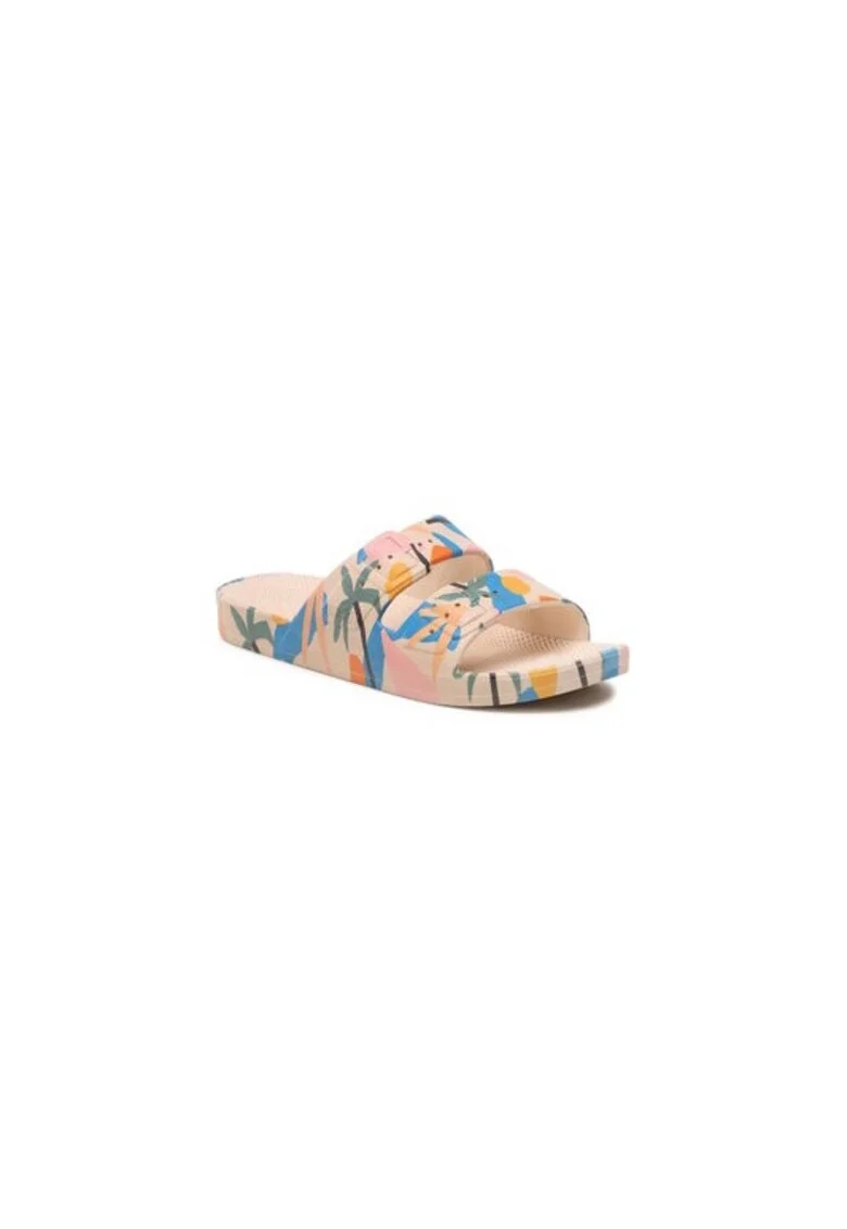 Papuci dama  300690222, Sintetic, 39-40 EU, Bej