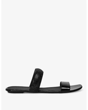 Papuci dama  5905588402183, Piele naturala, 37 EU, Negru