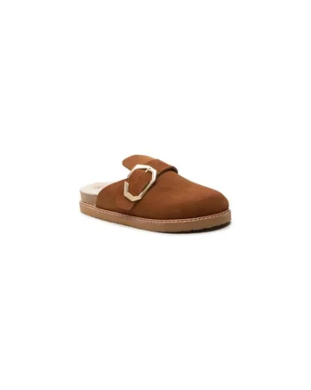 Papuci dama  301455295, Piele naturala, Maro, Maro