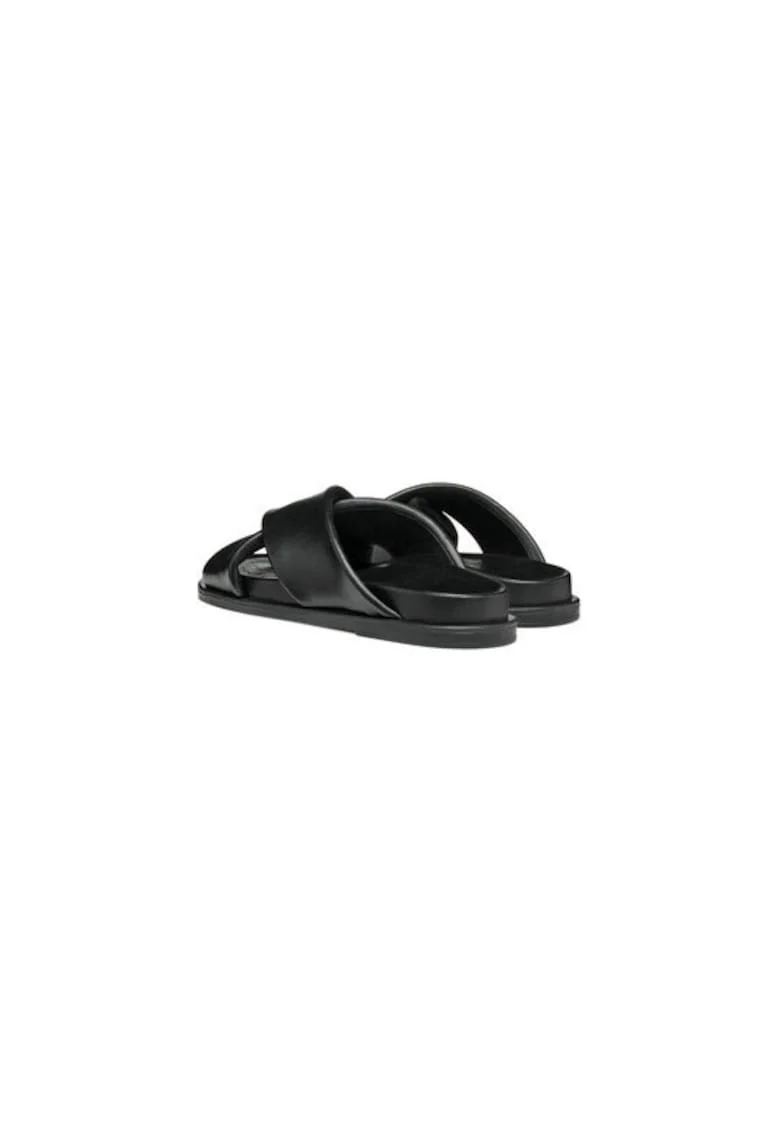 Papuci dama  304625732, Piele naturala, Negru, Negru