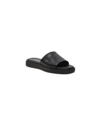 Papuci dama  303620530, Piele naturala, Negru, Negru