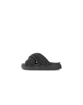 Papuci dama  302652761, Textil, Negru, Negru
