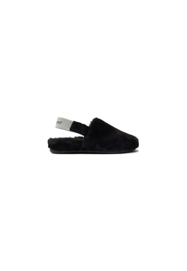 Papuci dama Grunland, 304391934, Textil, Negru, Negru