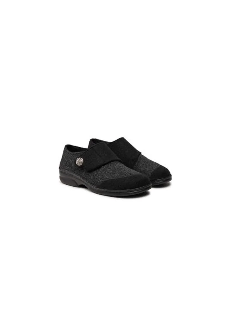 Papuci dama  304477898, Fetru, Negru, Negru