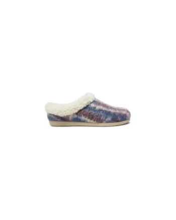 Papuci dama  304476440, Fetru, Multicolor, Multicolor