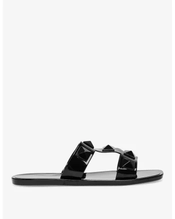 Papuci dama  5905588547860, Sintetic, Negru, Negru