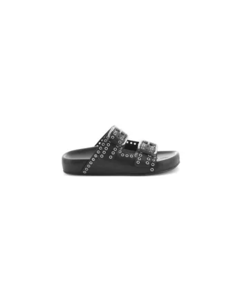 Papuci dama  Piele naturala, Negru, Negru