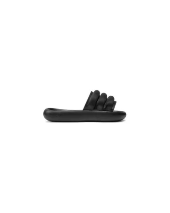 Papuci dama  textil negru, Negru