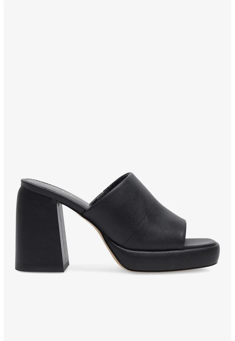 Papuci dama  5905588541806, Sintetic, Negru, Negru
