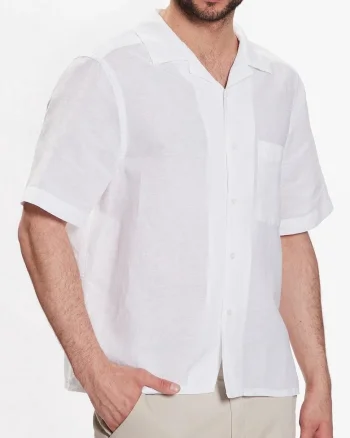 Camasa barbati,  In/Bumbac, Regular Fit, Alb, Alb