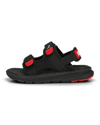 Sandale cu velcro Evolve, Rosu/Negru