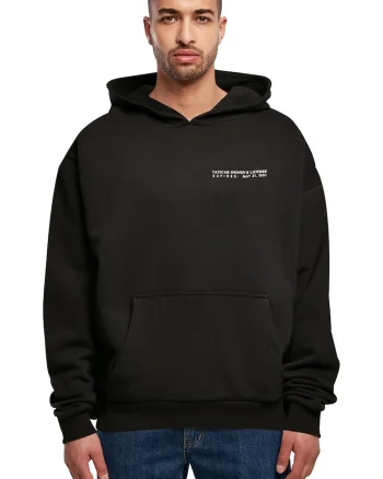 Hanorac unisex supradimensionat cu imprimeu, Negru/Gri/Galben