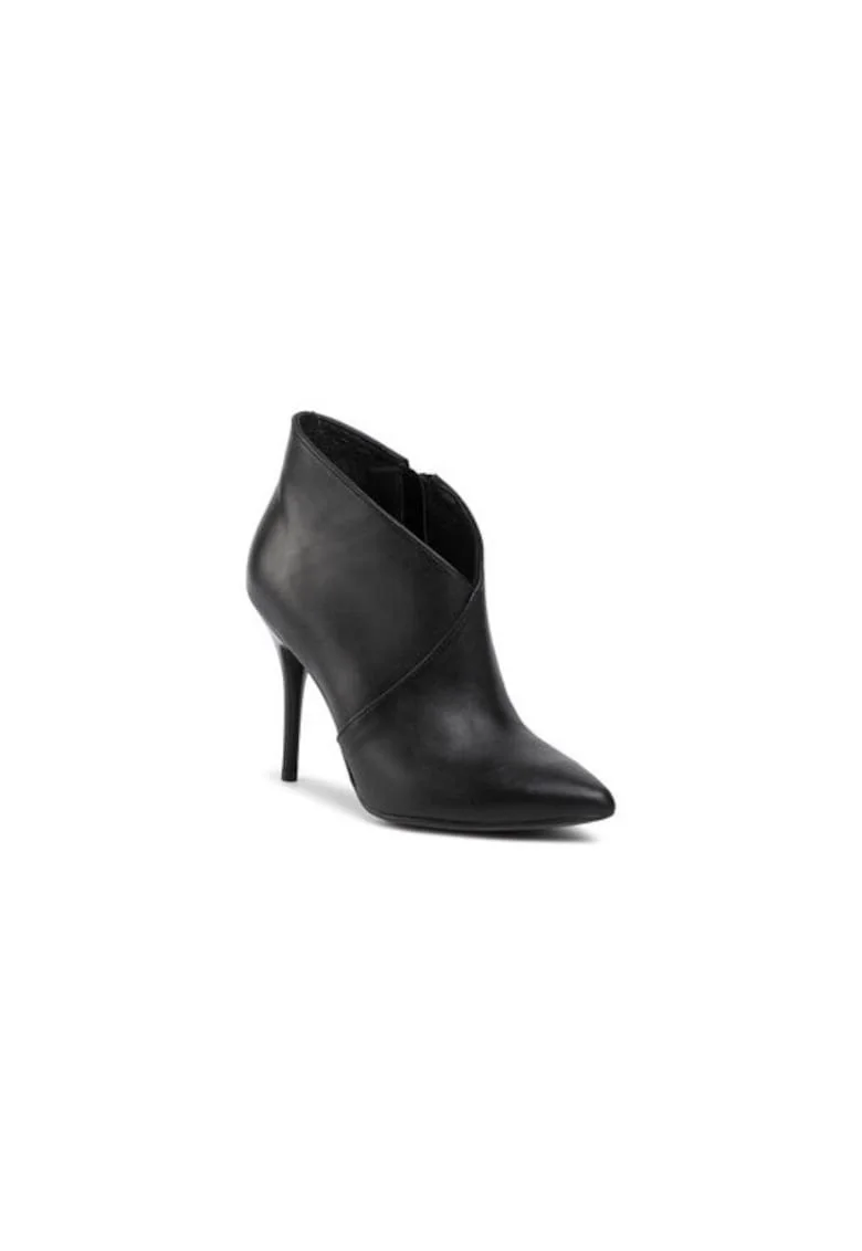 Ghete dama  206711854, Piele naturala, 40 EU, Negru