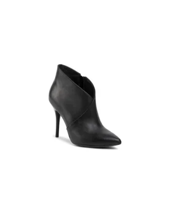 Ghete dama  206711854, Piele naturala, 40 EU, Negru