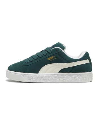 Pantofi sport XL Jasmine din piele intoarsa cu sireturi de rezerva, Alb fildes/Verde inchis