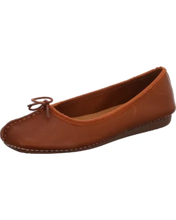 Balerini  FRECKLE ICE, Piele/ Cauciuc, Maro