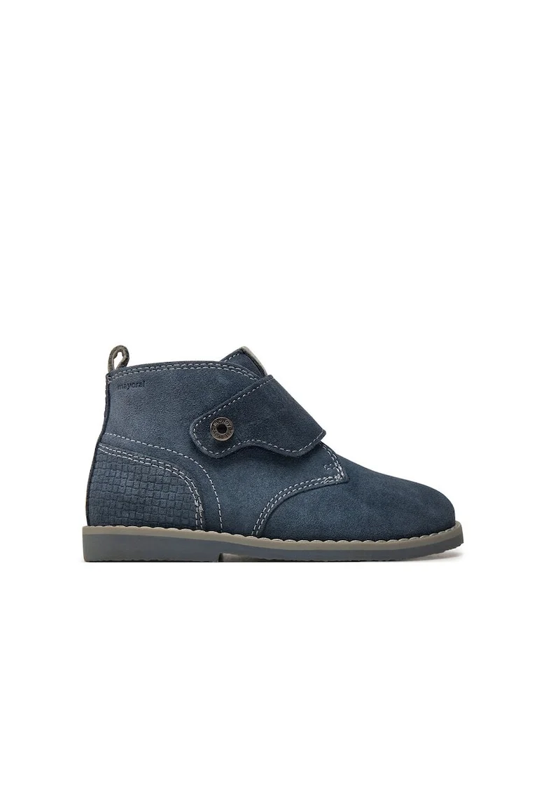 Ghete copii,  86657, Piele naturala, Bleumarin