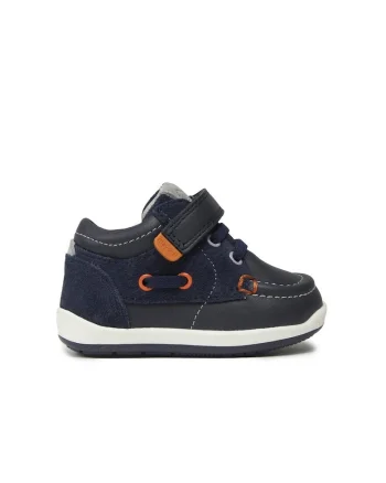 Ghete copii,  61316, Piele naturala, Bleumarin
