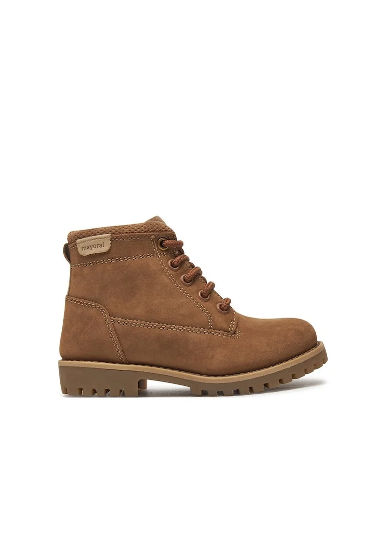 Ghete copii,  40274, Piele naturala, Maro