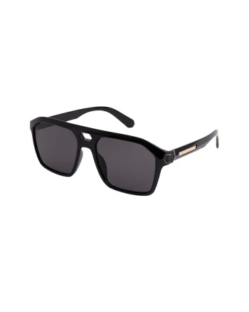 Ochelari de soare aviator Gabriella, Auriu/Negru
