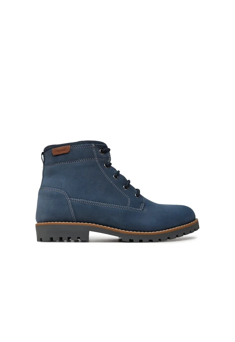 Ghete copii,  87951, Piele naturala, Bleumarin