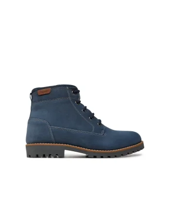Ghete copii,  87951, Piele naturala, Bleumarin