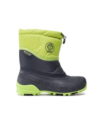 Cizme copii,  06141, Sintetic, Verde, Negru