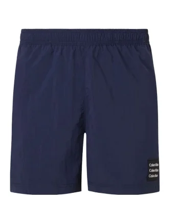 Pantaloni de inot pentru barbati,  Poliester, Bleumarin, Bleumarin