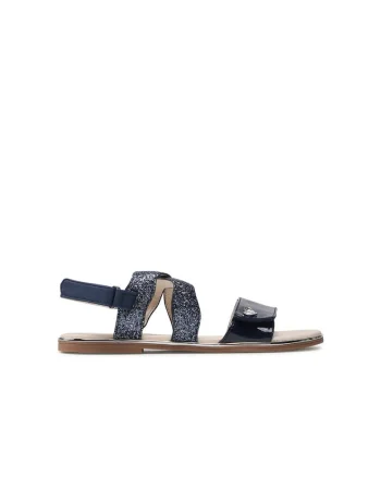 Sandale copii,  34368, Piele ecologica, Bleumarin