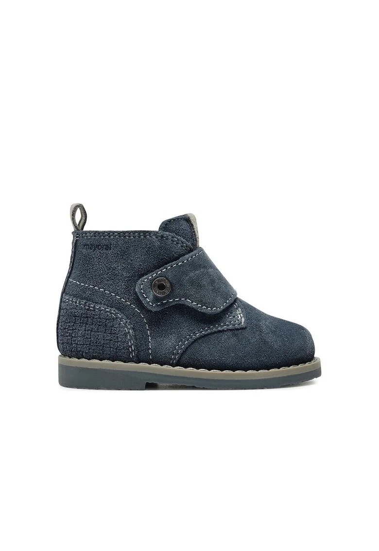 Ghete copii,  85674, Piele naturala, Bleumarin