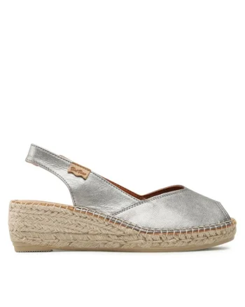 Sandale dama  302773589, Piele naturala, Argintiu