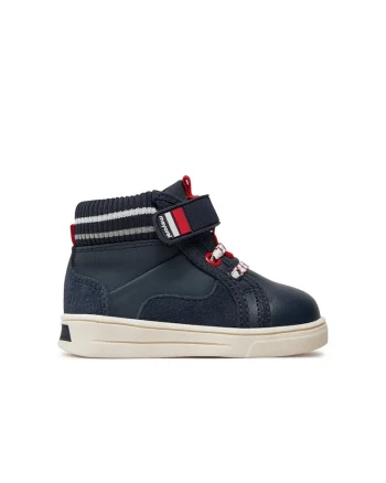 Ghete copii,  85810, Piele naturala, Bleumarin