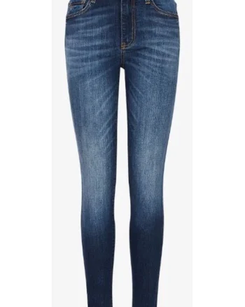 Blugi cu talie inalta skinny