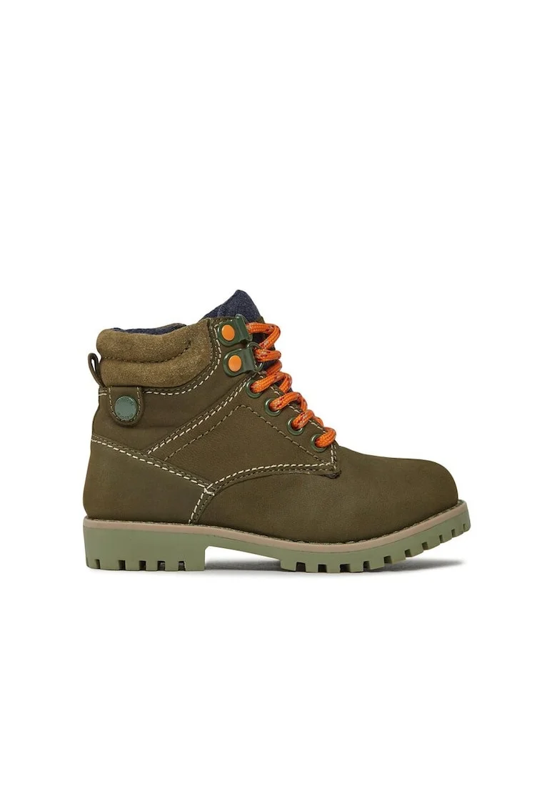 Ghete copii,  63563, Piele naturala, Kaki