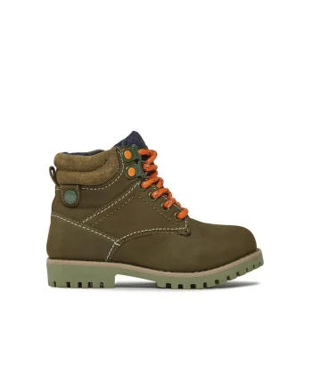 Ghete copii,  63563, Piele naturala, Kaki
