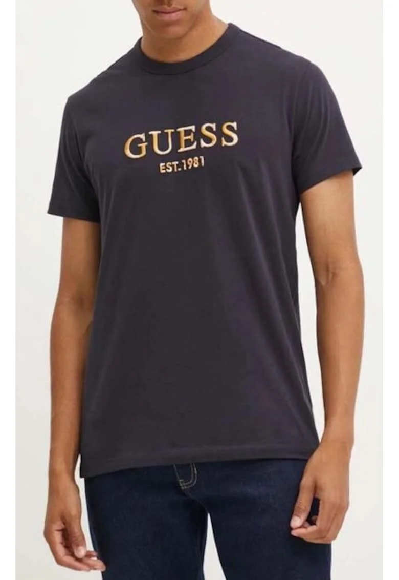 Tricou din amestec de bumbac cu logo
