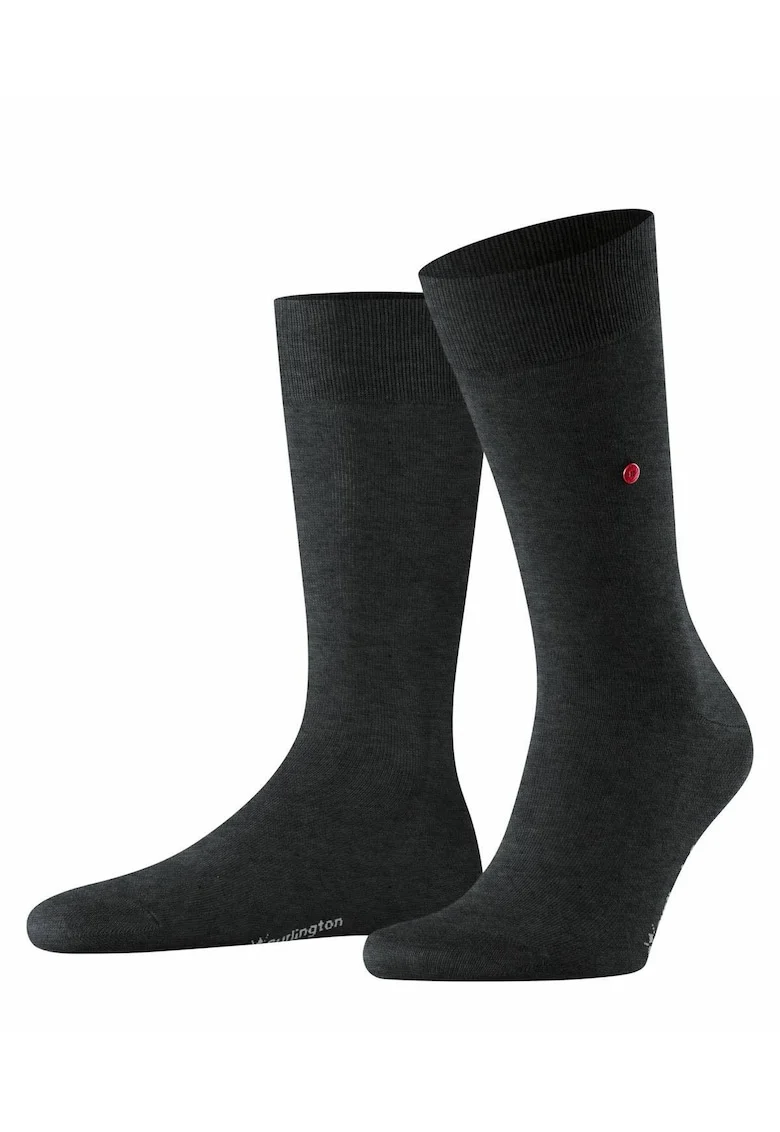 Sosete lungi din amestec de bumbac organic Lord, Gri inchis