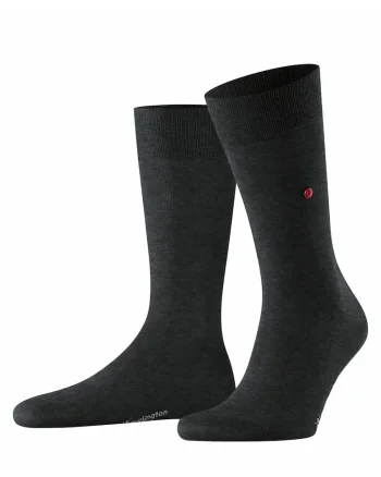 Sosete lungi din amestec de bumbac organic Lord, Gri inchis