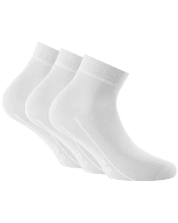 Set de sosete unisex scurte - 3 perechi, Alb