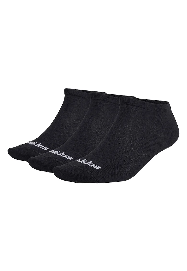 Set de sosete pana la glezna, unisex - 3 perechi, Negru