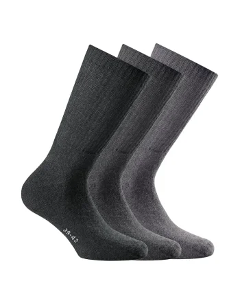 Set de sosete unisex lungi - 3 perechi, Gri/Gri deschis/Gri inchis